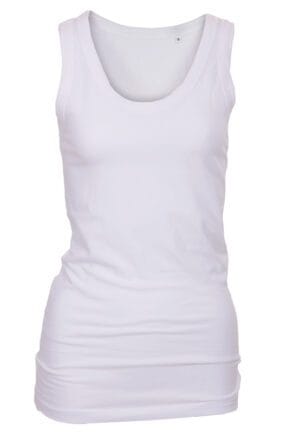 hvid tanktop dame singlet