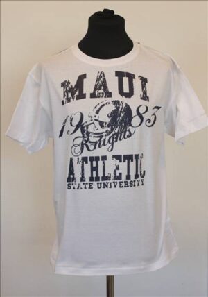 Original Maui universitets T-shirt i Hvid-0