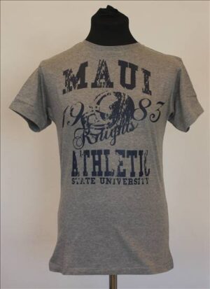 Original Maui universitets T-shirt i Grå.-0