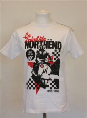 T-shirt hvid med tryk