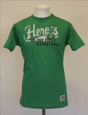 Original Hero T-shirt i grøn med nummer bag-0