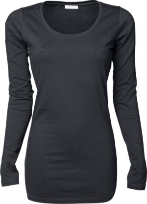 mørk grå langærmet t-shirt