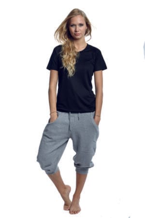 Grå Sweatpants 3/4-0