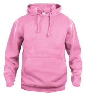 lyserød hoodie