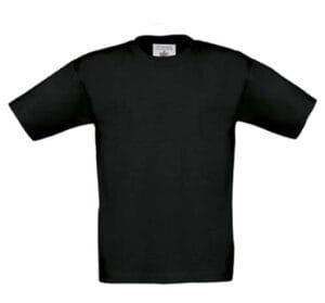 Sort børne t-shirt - str: 9-11 -0