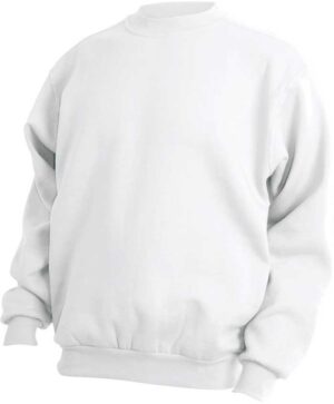hvid sweatshirt