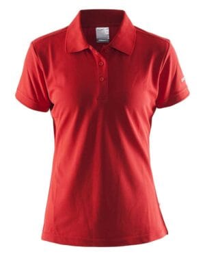 rød dame polo