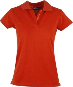 rød dame polo