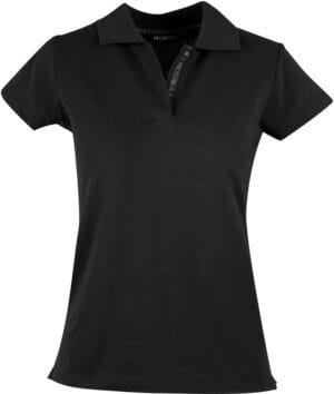sort dame polo