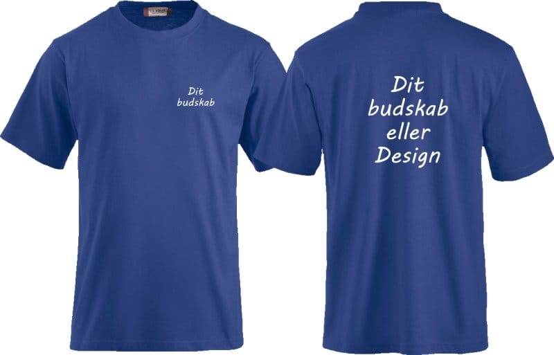 T-shirt med tryk til firma eller klubber