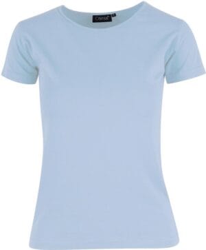 lyseblå dame t-shirt