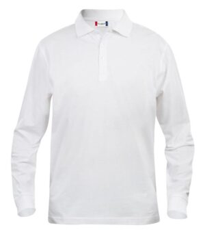 hvid langærmet herre polo