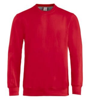 rød crewneck