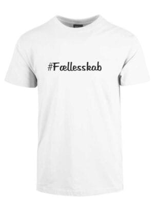 #fællesskab - Corona t-shirt. Statement t-shirt