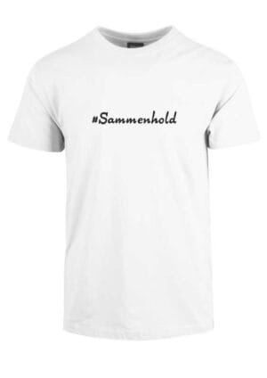 #Sammenhold - Hvid Corona t-shirt. Statement t-shirt