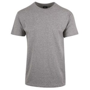 Gråmeleret t-shirt