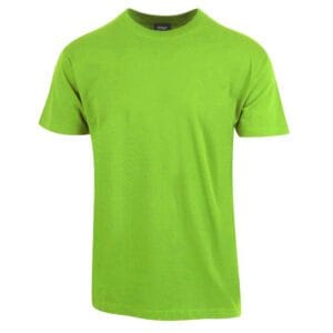 Limegrøn basic t-shirt