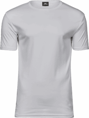 Hvid Tee Jays T-Shirt med rund halsudskæring - Interlock - Herre-0