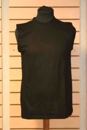 sort ærmeløs t-shirt herre
