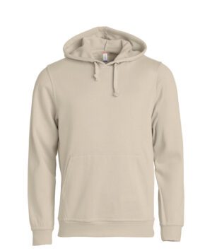 Sandfarvet hoodie