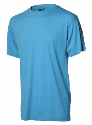 Lyseblå basic t-shirt -0