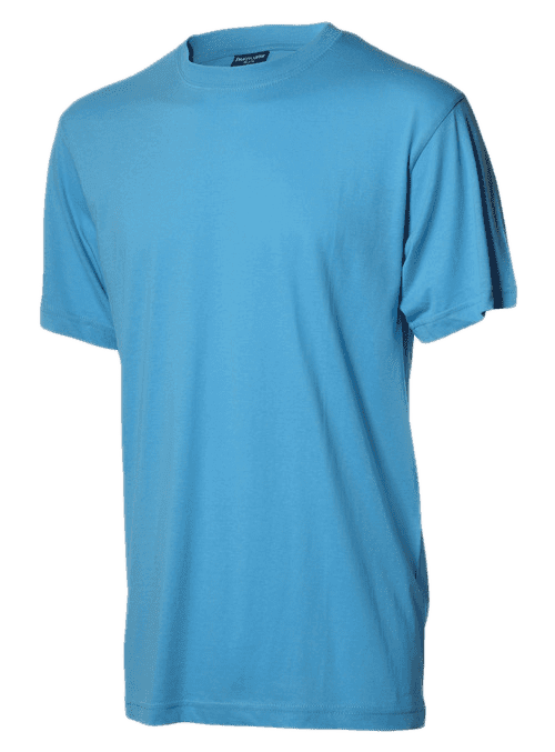 Lyseblå basic t-shirt -0