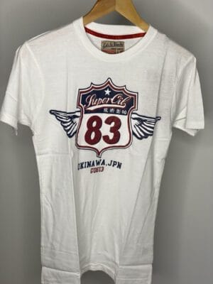 Super Oil 83 Herre T-shirt hvid-0