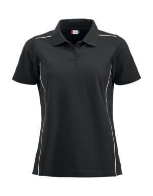 Polo shirt til dame sort-0