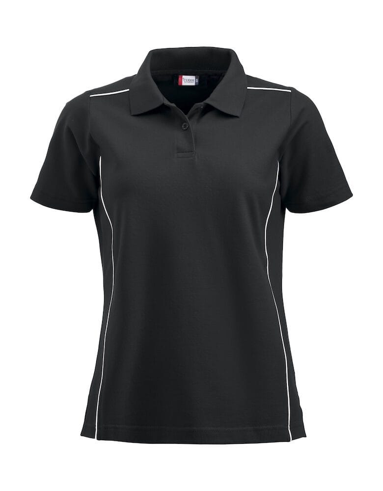 Polo shirt til dame sort-0
