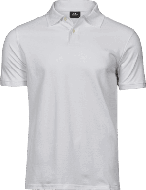 Men's heavy polo pique - hvid-0