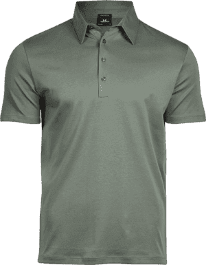 Leaf green Pima herre polo -0
