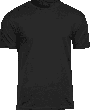 Stretch Tee Herre sort-0