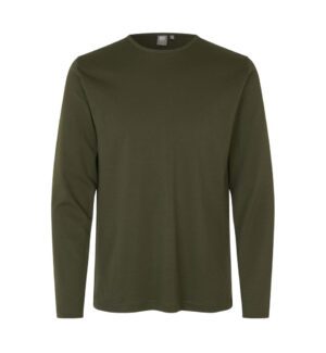 Brun langærmet trøje herre-0