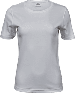 Hvid elegant t-shirt -0