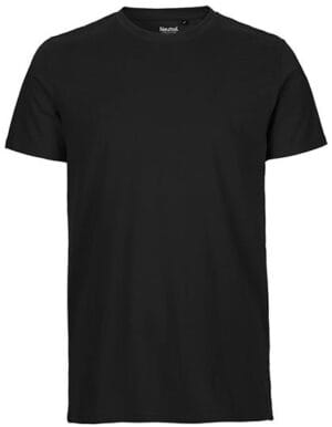 Neutral Fit T-shirt Mand Sort-0