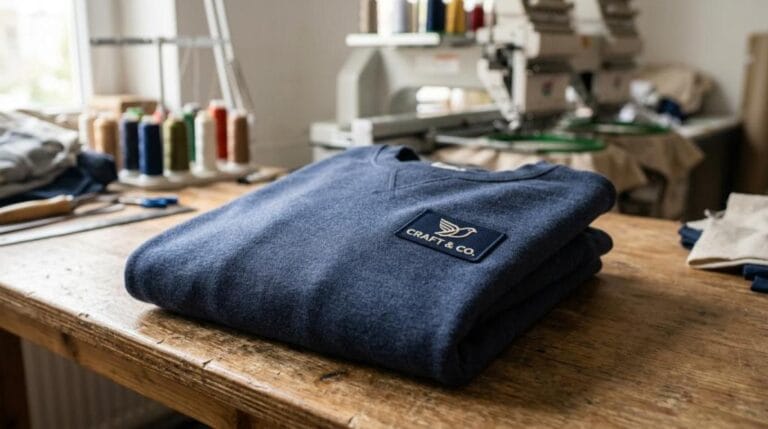 broderet sweatshirt